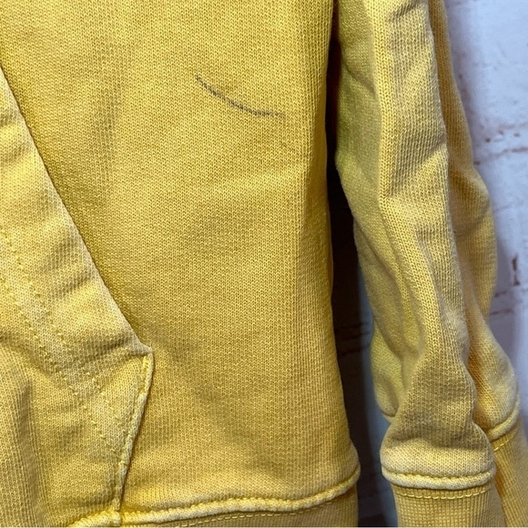 American Eagle Sweatshirt Mens Small Yellow Pullover Hoodie Embroidered - Picture 8 of 9